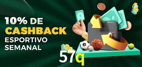 10% de bônus de cashback na 57q