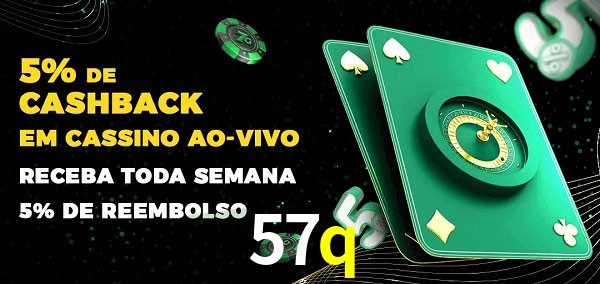 Promoções do cassino ao Vivo 57q